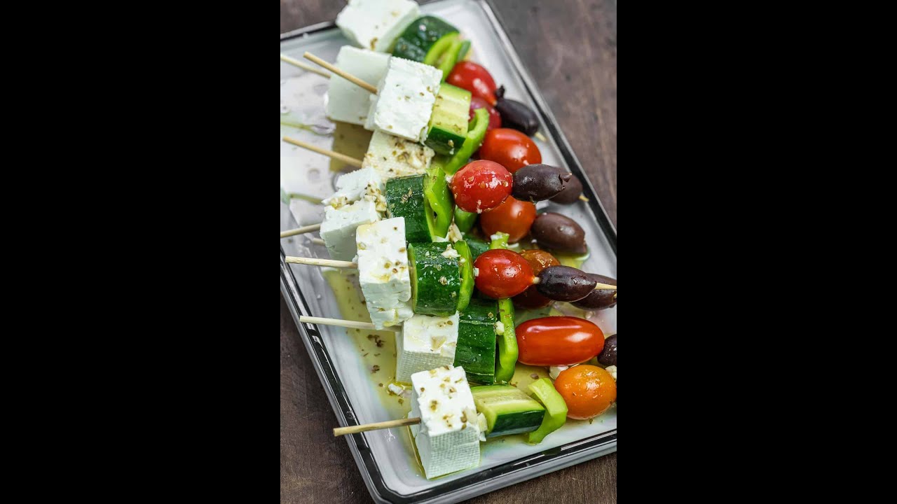 Greek Salad Skewers (Party Skewers)