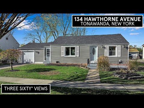 134 Hawthorne Ave, Tonawanda, NY home video tour