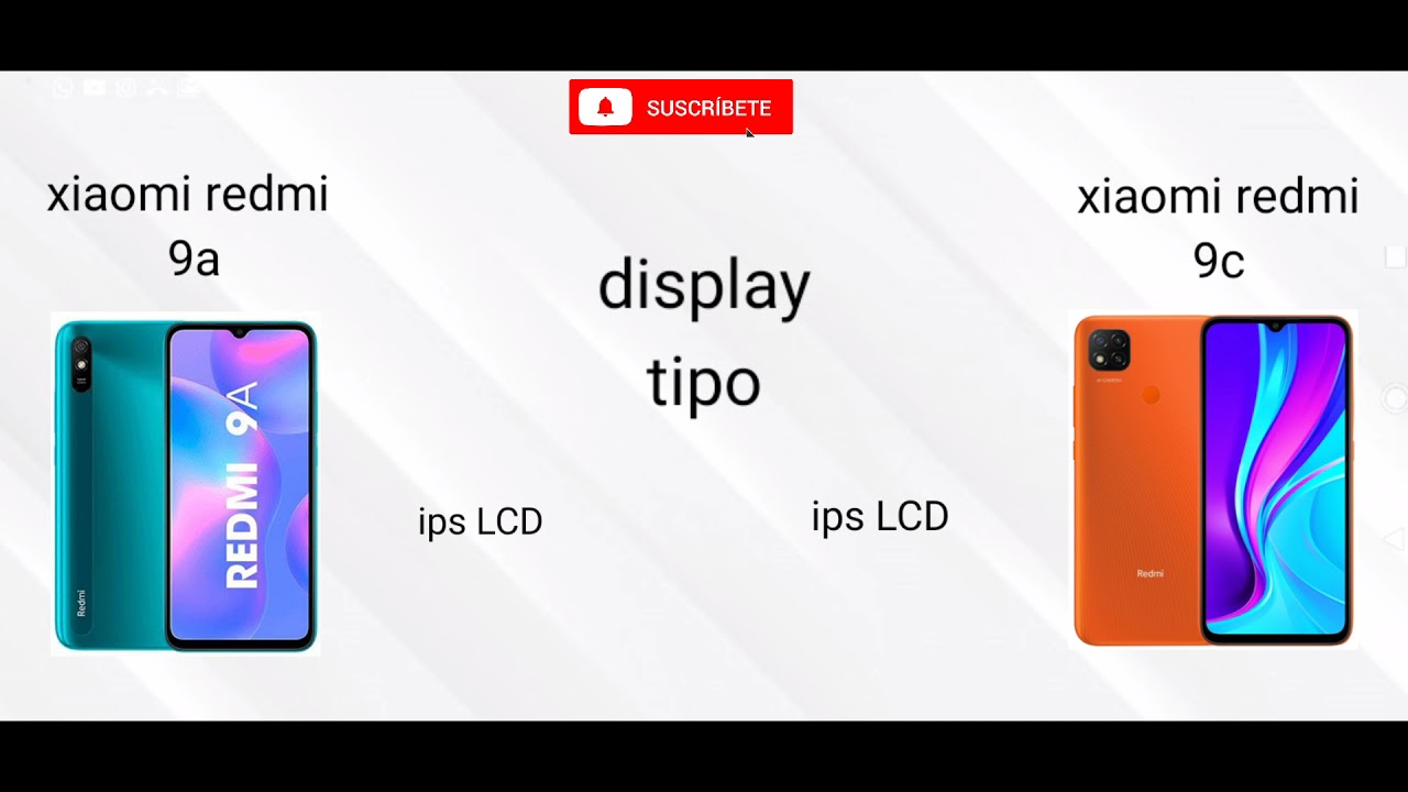 Xiaomi redmi 9a vs Xiaomi redmi 9c | comparación | cual de estos dos