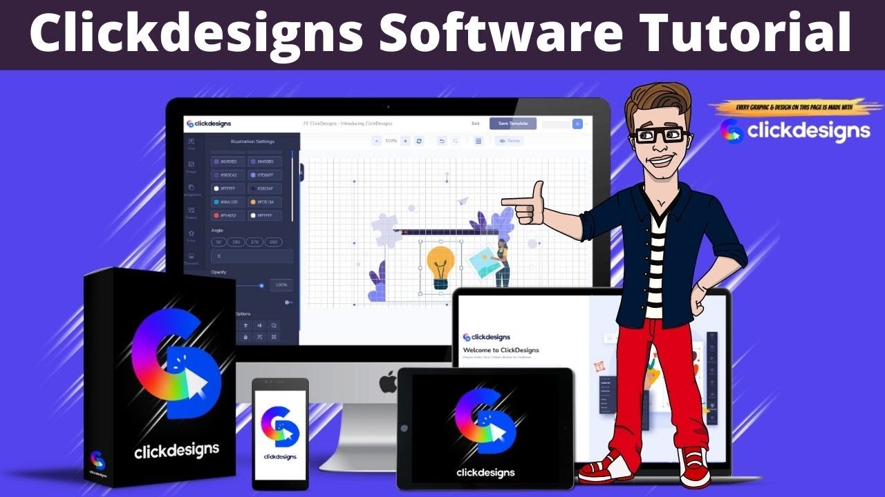 Clickdesigns Software Tutorial (Complete Review) Clickdesigns Review and Demo