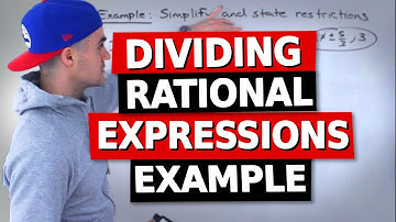QMS 110 - Dividing Rational Expressions Example (with Restrictions) - Ryerson University
