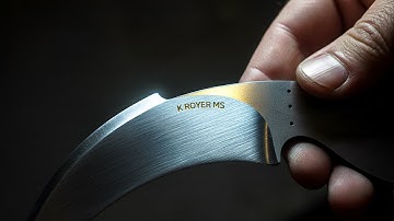 Forging the Blade — My Most Complex Karambit Yet (Pt. 2)