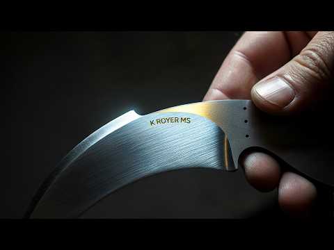 Forging The Blade — My Most Complex Karambit Yet (pt. 2)