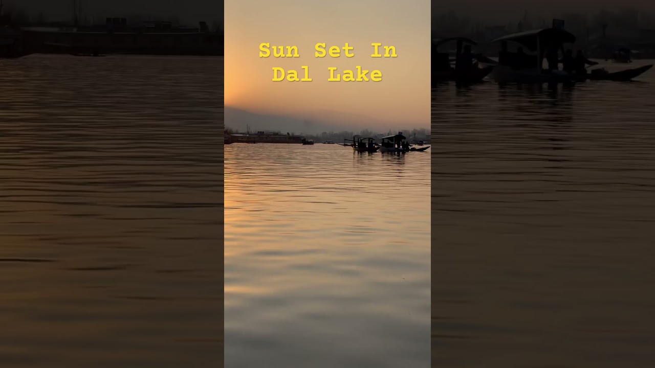 Dal Lake Sun set 