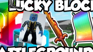 HACKER BLOCK IS HERE! [Roblox lucky blocks battlegrounds]