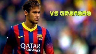Neymar Vs Granada Home Individual Highlights 23.11.2013 Hd By Creative7