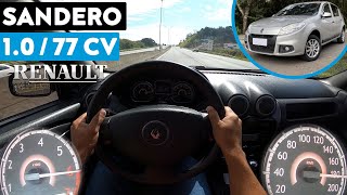 ACCELERATING TEST RENAULT SANDERO 1.0 16V | IS IT GOOD? DOES IT RUN WELL? IS IT WORTH IT? ROAD EV...