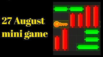 Mini Game Today 27 August Hamster Kombat How to Solve Mini Game Puzzle in Hamster Kombat 100% SOLVED
