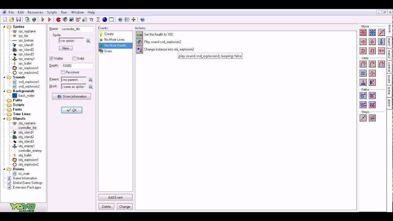 tutorial systems GM Tutorial - Scrolling Shooter Part 1-7 Part 3