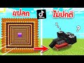 เล่นตาม TikTok!... พิสูจน์ ของแปลกๆ ที่ไม่เคยเห็นในมายคราฟ! โคตรเจ๋ง 🔥 [Minecraft เกรียน]