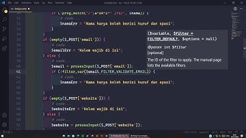 Tutorial PHP - Cara Validasi Final