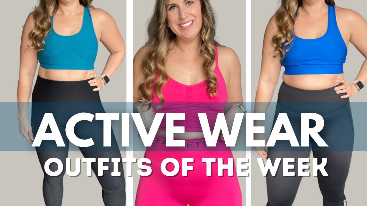 FULL WEEK OF CUTE GYM OUTFITS! Activewear Outfit Ideas YouTube