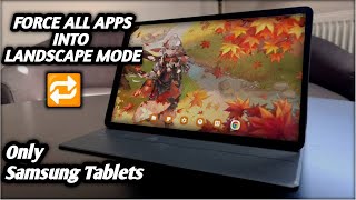 How to Force All Apps into Landscape Mode || Apps into Landscape Mode in Tablets || problem solved. screenshot 3