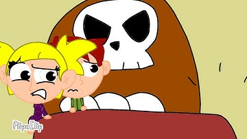 squirrel saves rabbit from falling(pango and friends)