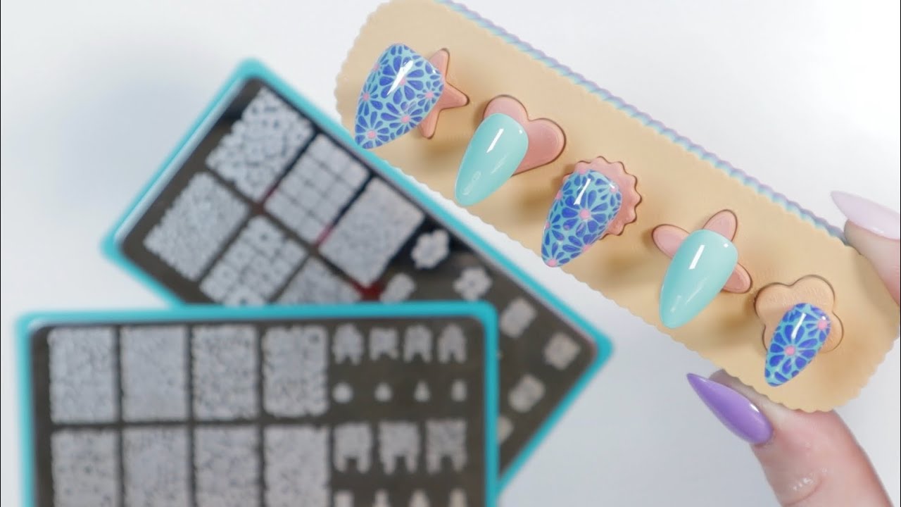 Easy Spring Floral Nail Art with Maniology Stamping Plates | Mani x Me March 2025