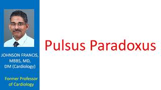 Pulsus Paradoxus Pulsus Paradoxus