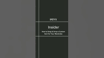 How to Drag & Drop to Create a Custom Order for Your Items and Outfits