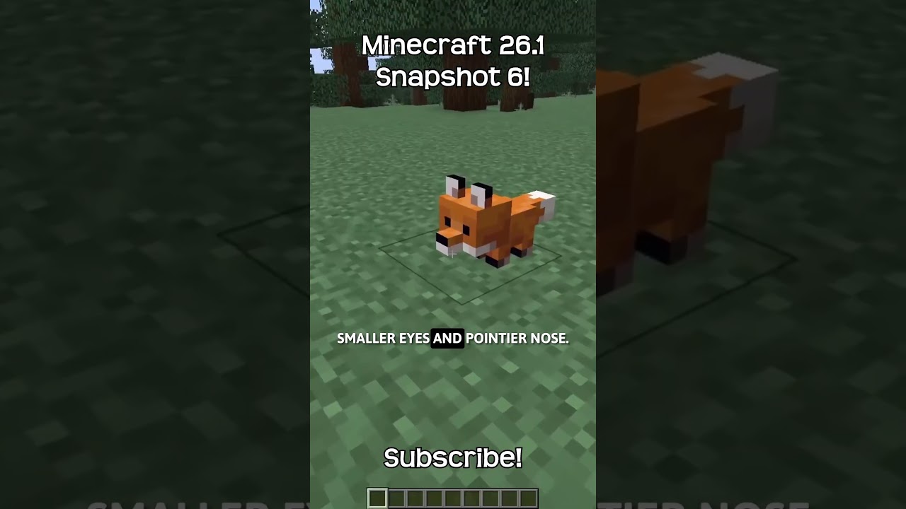 Minecraft's New Baby Fox!