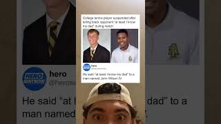 Tennis match ended with harsh trash talk