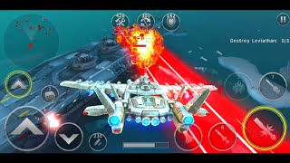 gunship battle gameplay | white moth VS Leviathan screenshot 1