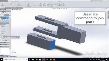 Gib and cotter joint Assembly- Solidworks tutorial