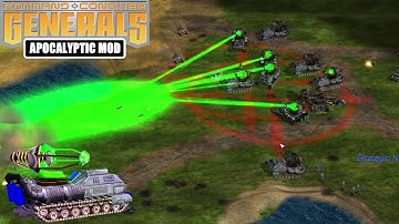 A LOT OF ENEMY SUPER UNITS C&C Generals Zero Hour Apocalyptic 2.2