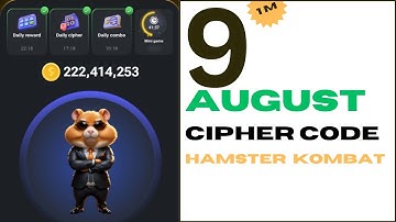 cipher code 8 august | cipher hamster kombat | cipher code today @Vishalsahu21 #ciphercodes