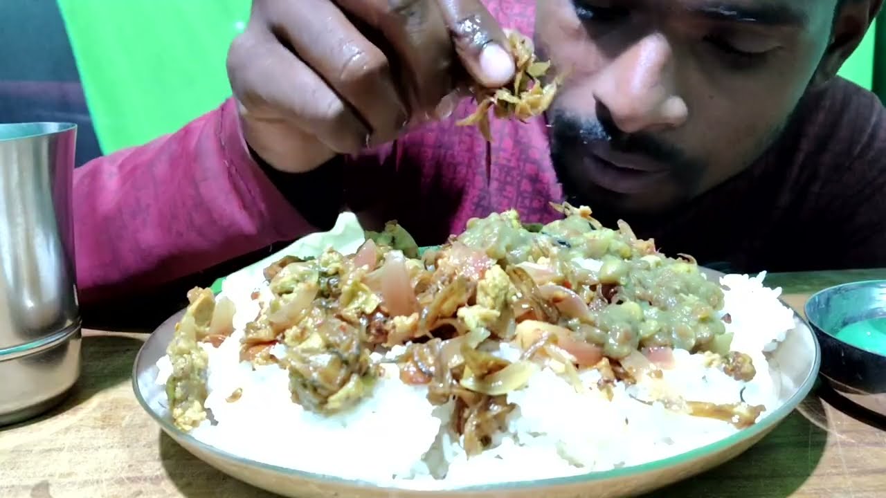 This Simple Village Meal Was Too Delicious to Stop Eating 😋 | Kumda Sabji & Rice Mukbang