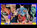 Top 50 Tattoo Time Lapse | Tattoo Time Lapse | Amazing Tattoo Time Lapse | Best Tattoo Time Lapse