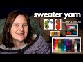 Best yarn for a sweater- yarn and cost comparison