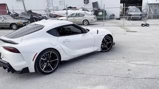 Active Autowerke Toyota Supra - Mid-Pipe And Rear Exhaust System. Flyby Video.