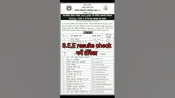 Check The results S.E.E examinations  board.#S.E.E #results 2079/2080 #website #see.result.gov.np
