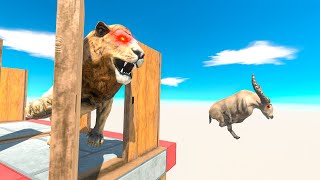 RUN FAST through 17 DOORS CHALLENGE - Animal Revolt Battle Simulator