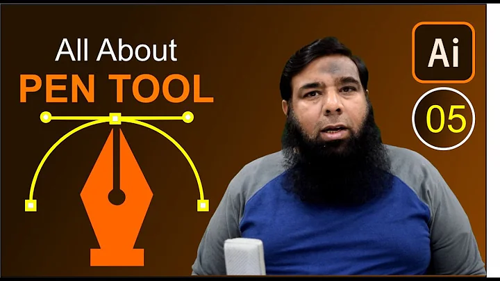 Adobe Illustrator Training - Class 05 - Pen Tool Guide in Urdu / Hindi.