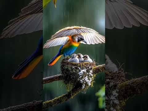 طبیعت پرنده چنگل باران مادر