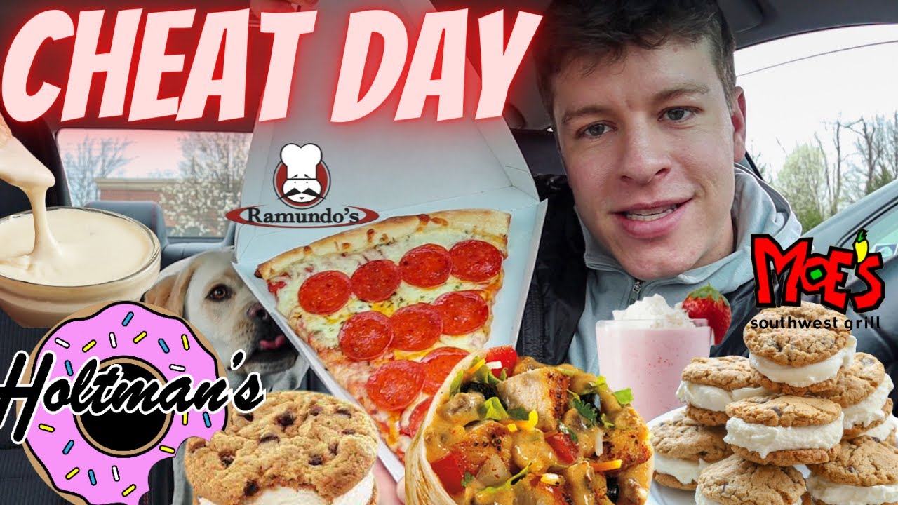 EPIC CHEAT DAY | Eating Whatever I Want For A Day | Man VS Food - YouTube