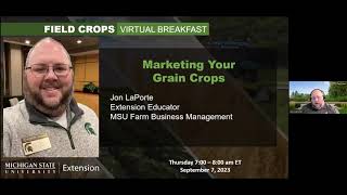 Field Crops Virtual Breakfast: Marketing Your Grain Crops