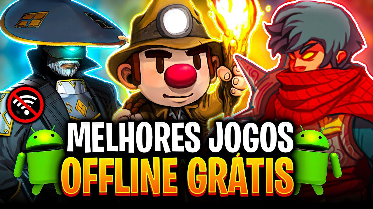 TOP 20 MELHORES JOGOS OFFLINE GRÁTIS para ANDROID (ATUALIZADO 2024