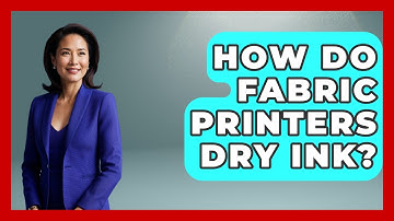 How Do Fabric Printers Dry Ink? - The Hardware Hub
