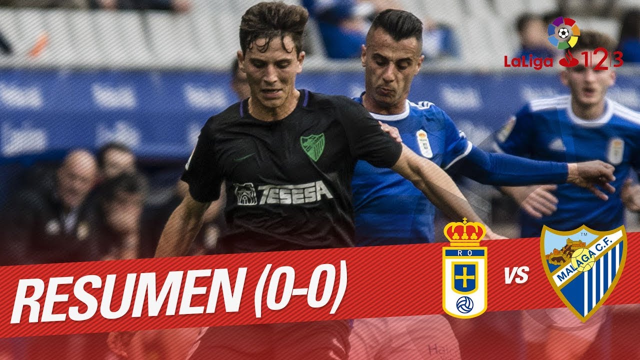 Resumen de Real Oviedo vs Málaga CF (00) YouTube