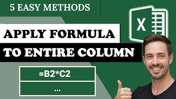 Excel Tips : 5 Ways to Apply Formula to Entire Column