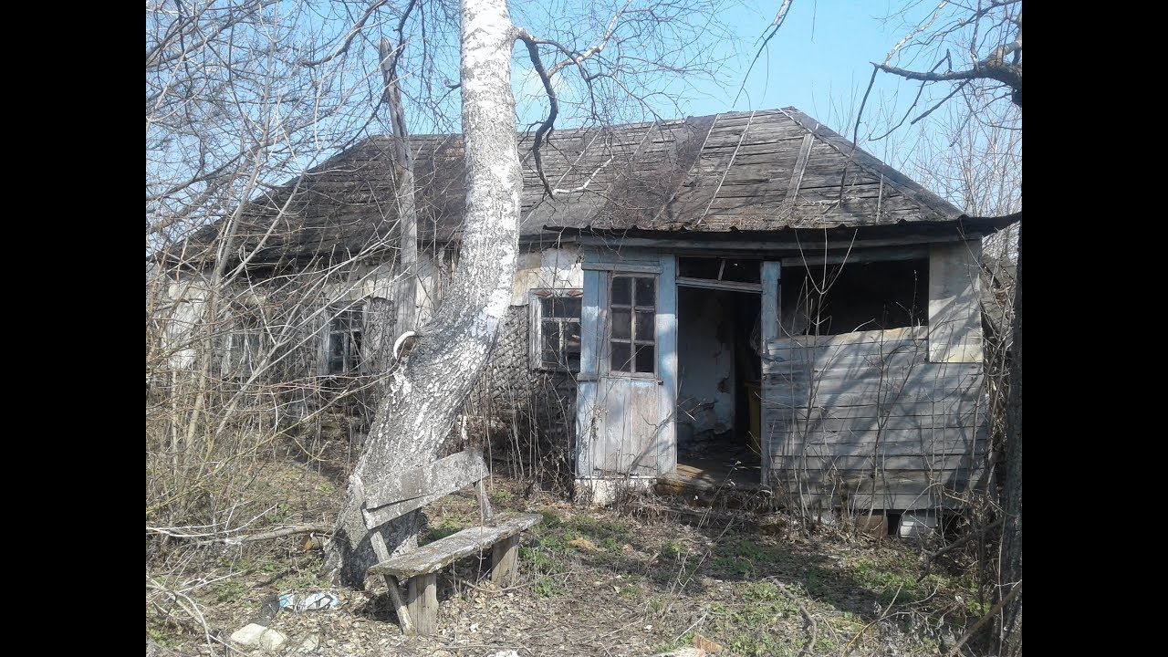 ⁣Заброшенная деревня в Тамбовской области.  Захожу в брошенные дома