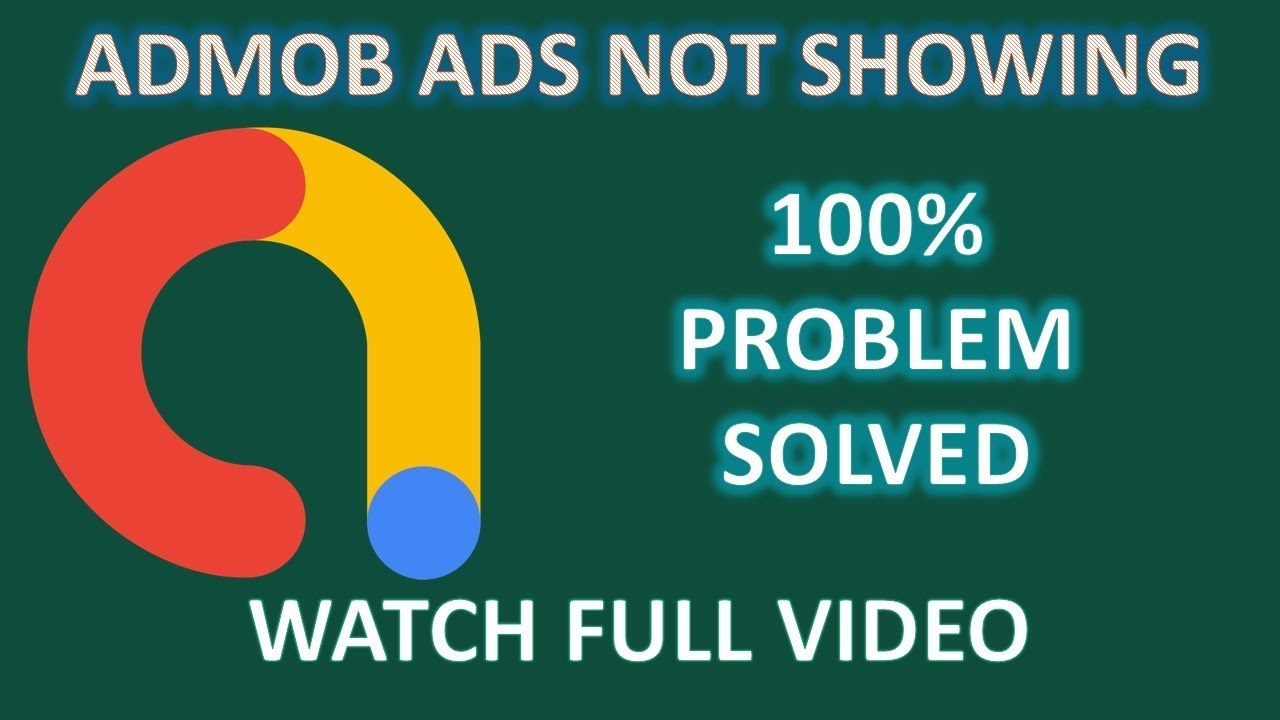 ADMOB ADS NOT SHOWING | 100% PROBLEM SOLVED | AIRTECH TAMIL - YouTube