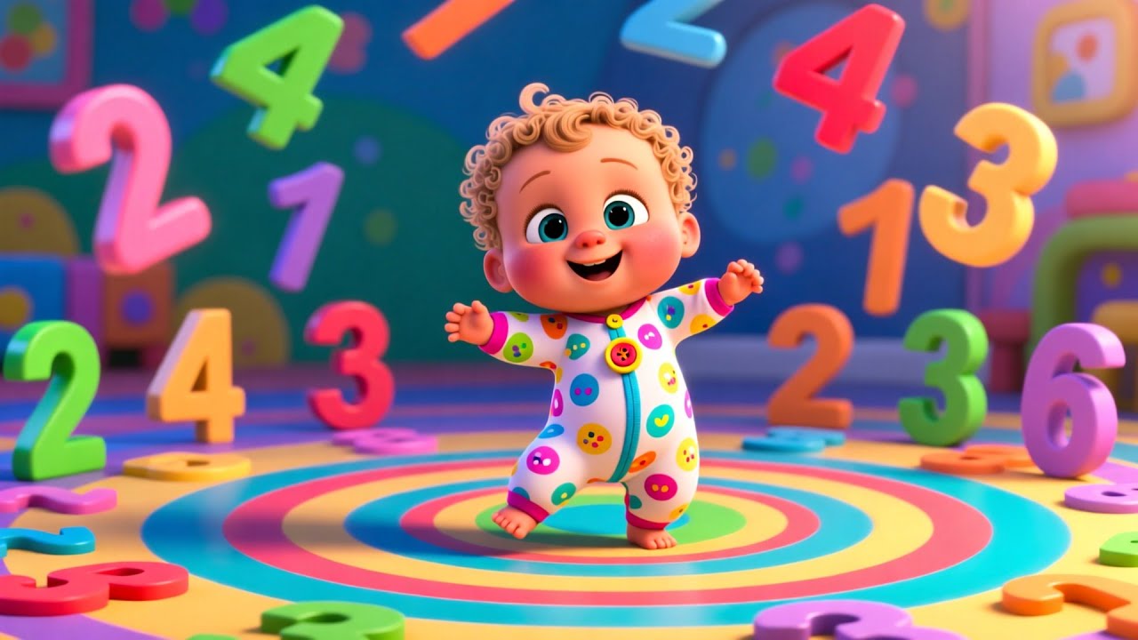 Baby’s Rainbow Slide Adventure 🌈🎢 Fun Kids Song | Learn ABCs & 123 with Baby