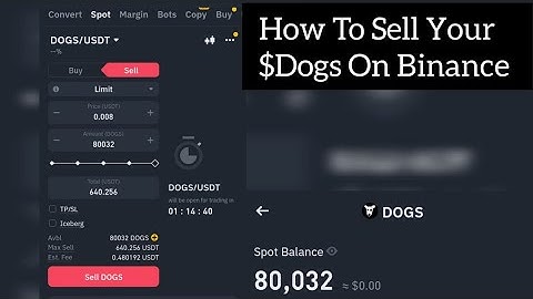 HOW TO SELL YOUR DOGS ON BINANCE / OKX / BYBIT / BITGET