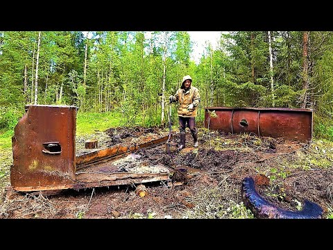 ТРЕУГОЛЬНИК ГУЛАГА! НОЧЬ В ТАЙГЕ В МАШИНЕ! ПРОБИРАЮСЬ ЧЕРЕЗ БОЛОТА ПОСЛЕ ЗАГОТОВКИ МЕТАЛЛА.