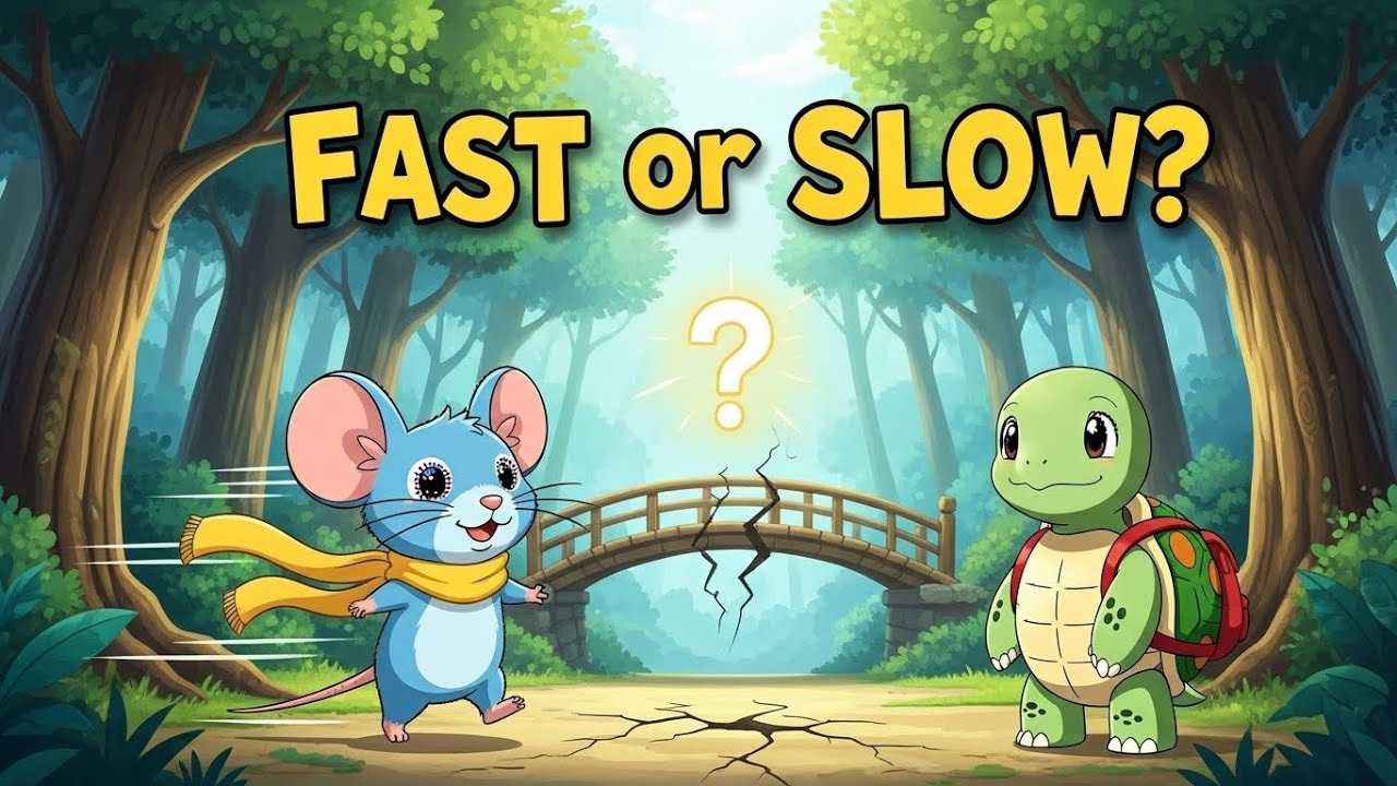 Fast or Slow? 🐭🐢 Friends Help Friends ❤️
