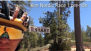 Rim Nordic pre ride for race # 1 2024