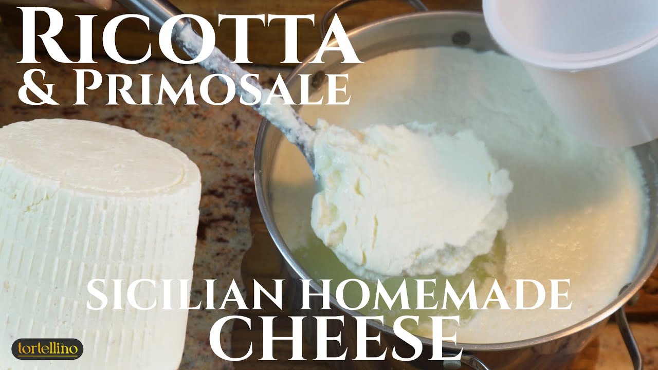 Sicilian Homemade Cheese: Ricotta & Primosale