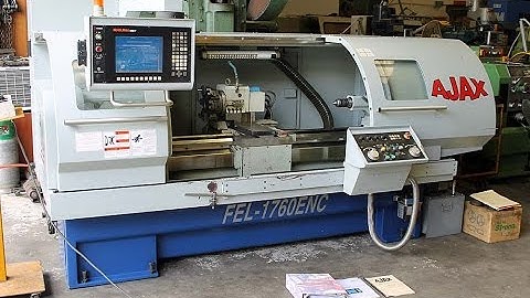 Ajax Fel model 1760 teach cnc lathe @ Newmac Equipment Pty Ltd